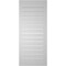 Ekena Millwork Vertical Surface Mount PVC Gable Vent: Functional, w/ 2"W x 2"P Brickmould Sill Frame, 18"W x 42"H GVPVE18X4203SF - alternate 3